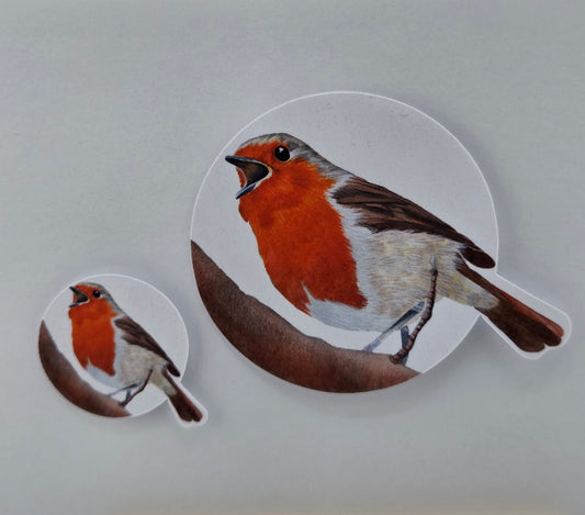 Robin Bird Vinyl Sticker