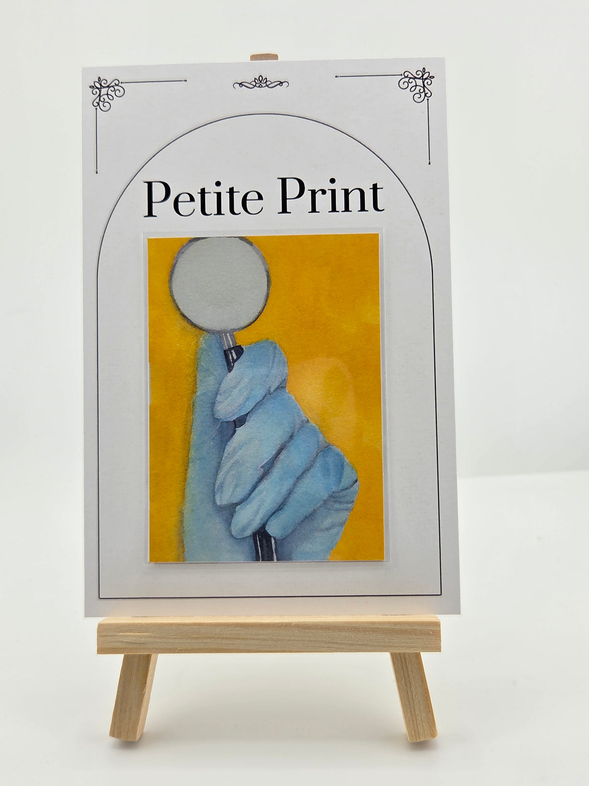 Stethoscope  Watercolor Painting Print ACEO