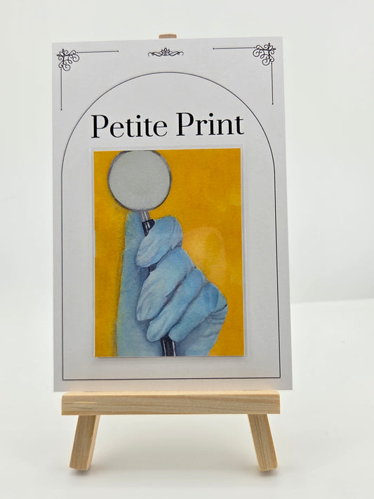 Stethoscope  Watercolor Painting Print ACEO