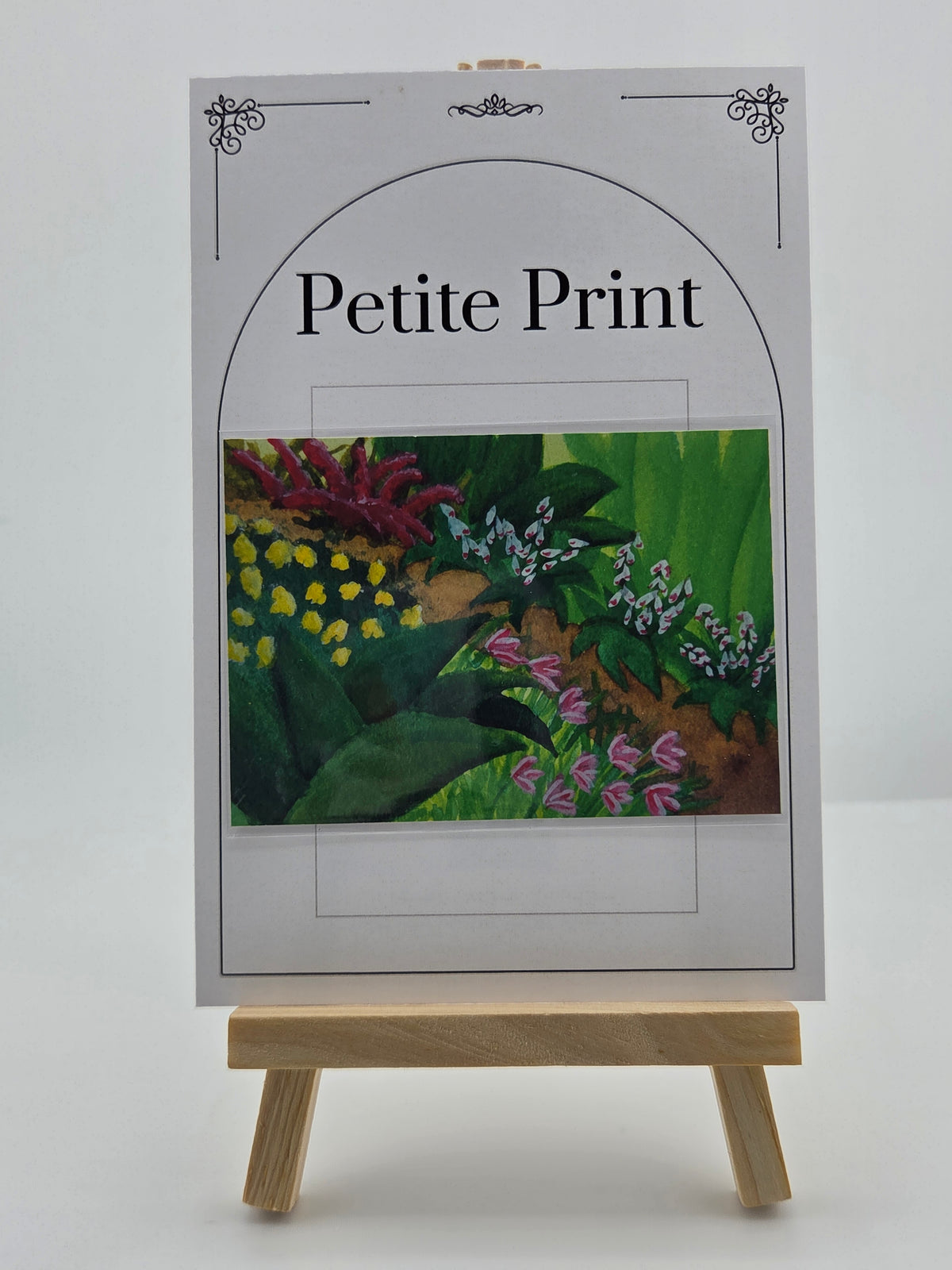Flower Path Watercolor Painting Print ACEO