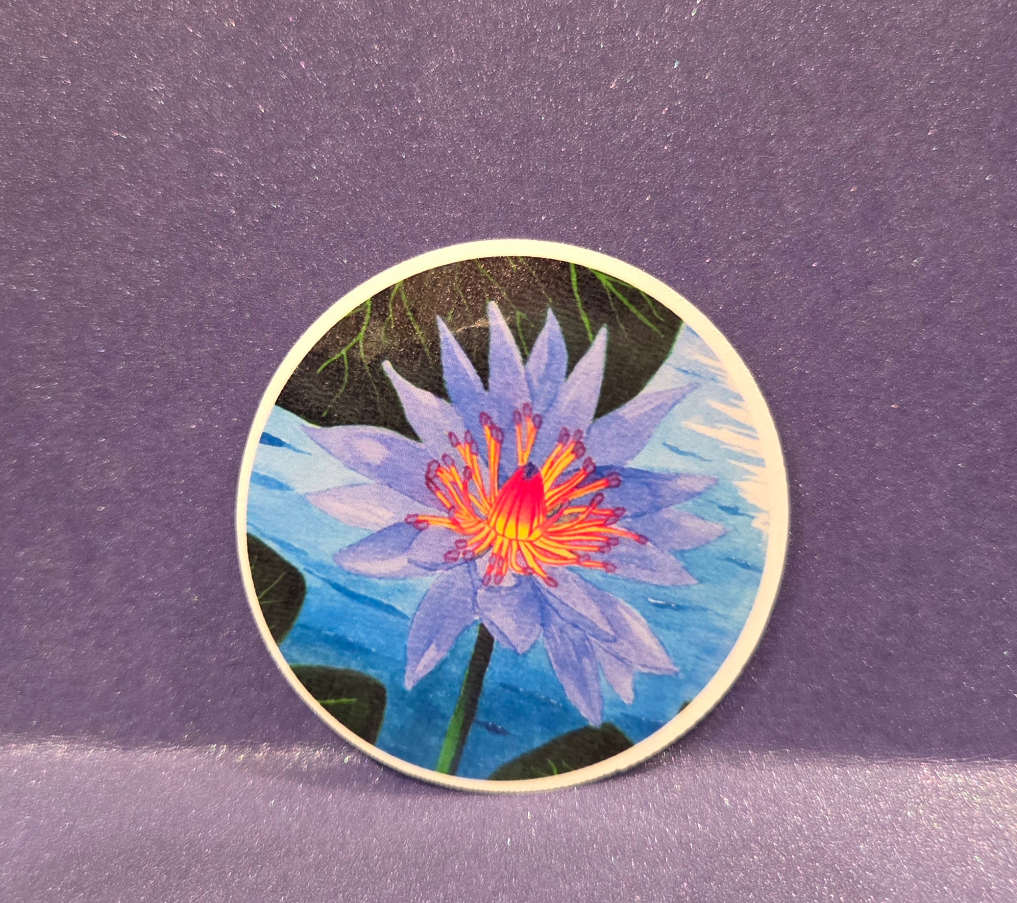 Water Lily Vinyl Sticker